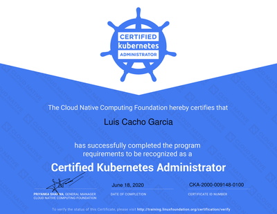 My CKA Certification