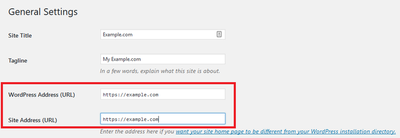 WordPress - Change URL